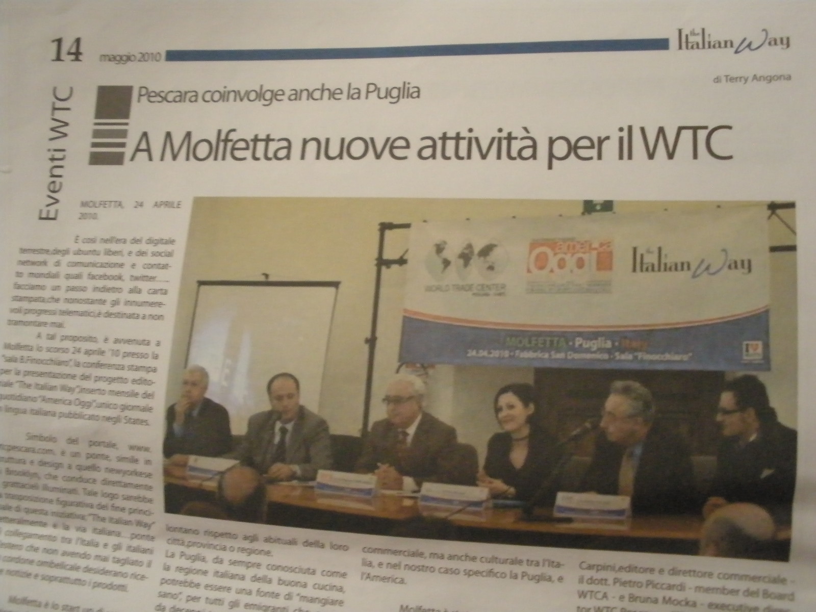 Le aziende di Molfetta su: The Italian Way